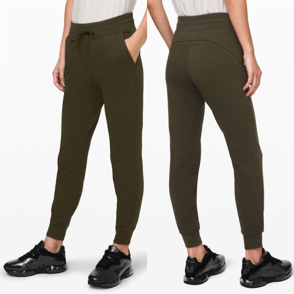 NWT Lululemon Army Green Warm Down Jogger | Size 12, 28” Inseam